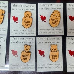 Handmade Pocket Hug Token Inspiring Encouragement Love Reminder.....Random Pick